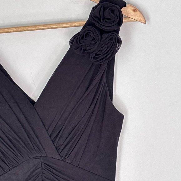 Neutral Black Evening Formal Party Prom Maxi Dress XS G32 - Picture 5 of 16